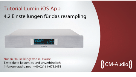 Lumin iOS App Benutzeranleitung 4.2 - Einstellungen für das Resampling