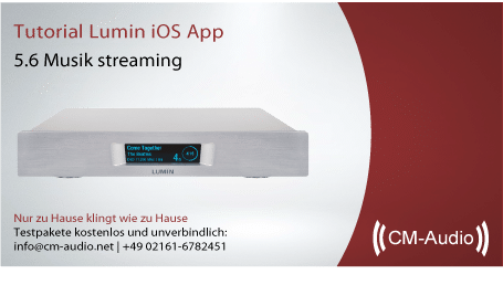 Lumin iOS App Benutzeranleitung 5.6 - Musik-Streaming