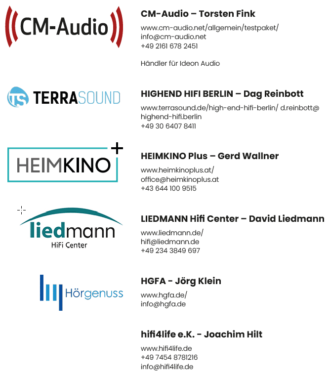 Ideon Signalaufbereiter Händlerliste
