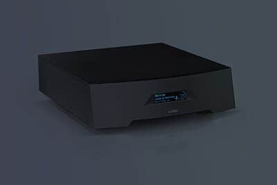 lumin audiohub p1 black side view