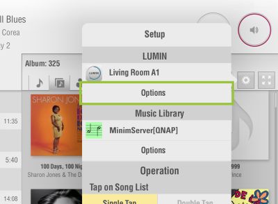 lumin user manual resampling settings option menu