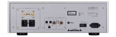 luxman digital player d10x hinten silber