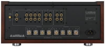 luxman vakuum roerenverstaerker lx380 hinten ganz schwarz holz