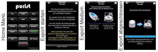 purist app export