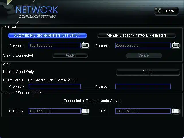 Trinnov ST2-HiFi - Network