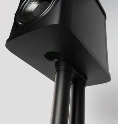 wilson benesch standlautsprecher p10 side view single black