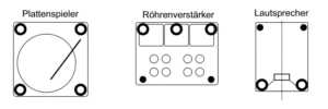 Magaudio Gerätefüße bei CM-Audio als Testpaket bestellen und zu Hause ausprobieren, oder im Webshop kaufen.