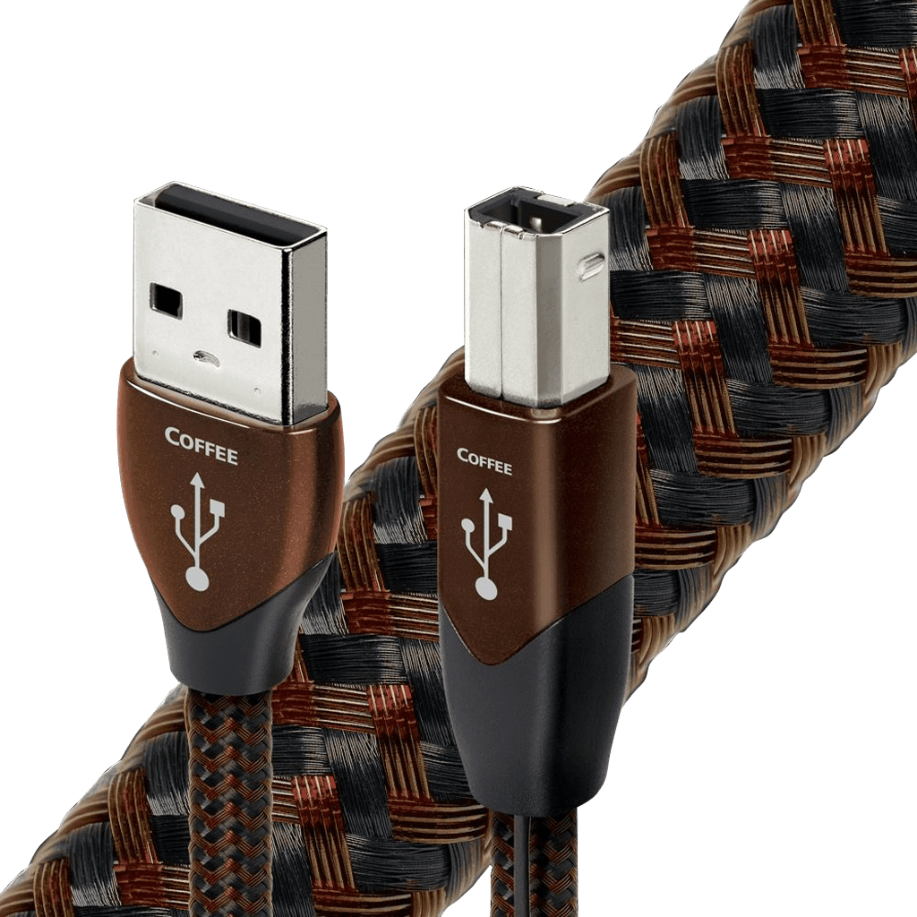 USB Kabel Coffee von Audioquest jetzt telefonisch oder per E-Mail mit 3% Skonto bestellen oder vorher kostenlos als Testpaket zu Hause ausprobieren.
